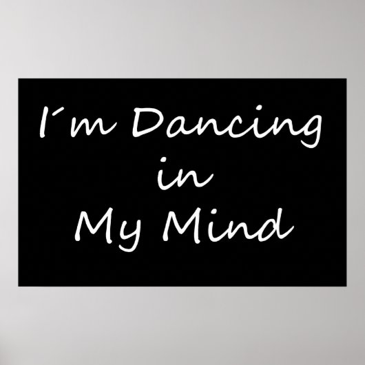 Poster I´m Dancing in My Mind (Devant)