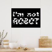 Poster I’m not robot (Cuisine)