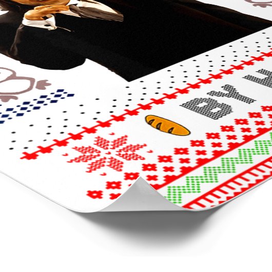 Poster I Made Them By Hand Funny Ugly Sweater  (Coin)