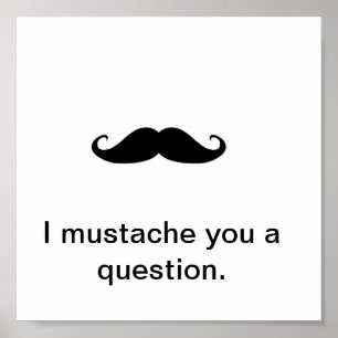 Poster I Mustache