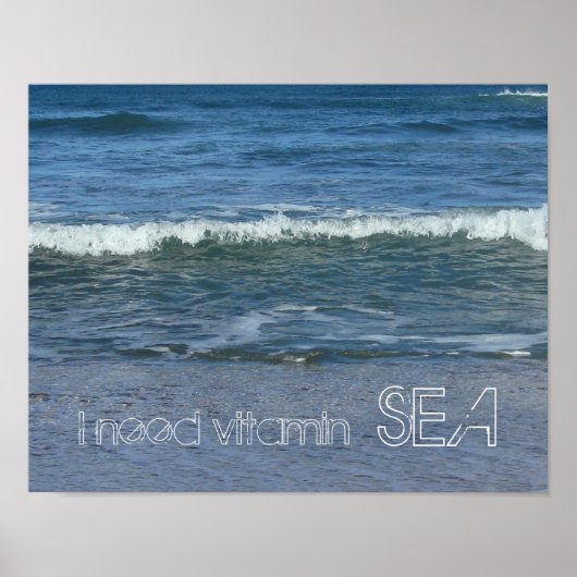 Poster I need Vitamin SEA (Devant)