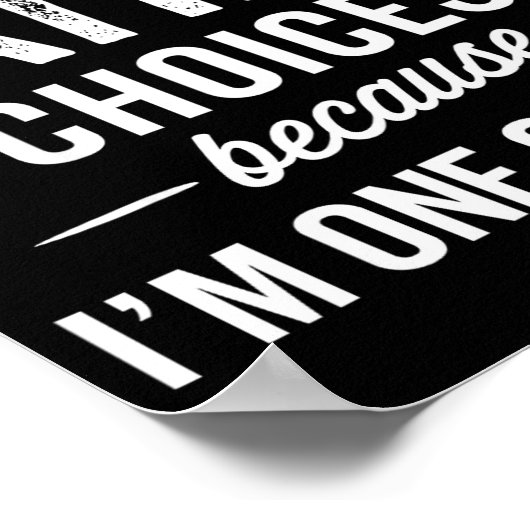 Poster I Never Question Katie’s Choices - Katie D Name (Coin)