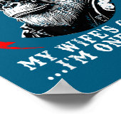 Poster I Never Question My Wife's Choices I'm One Of Them (Coin)