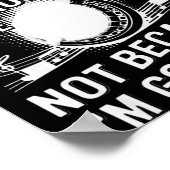 Poster I Play Banjo Because I Like It - Funny Musician Mu (Coin)