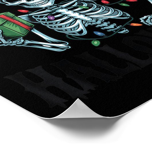 Poster I Prefer Halloween Christmas Lights Women Men Kids (Coin)