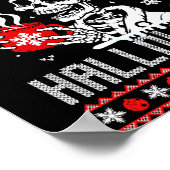 Poster I Prefer Halloween Christmas Sweater Skeleton Ugly (Coin)