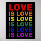 Poster I Promise To Teach Love LGBT-Q Pride Proud Ally Te (Devant)