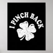 Poster I Punch Ck Drôle St Patrick's Day I Pinch Ck 1 (Devant)