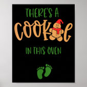 Poster I Put A Cookie In That Oven Couples Christmas Preg (Devant)