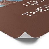 Poster - I Quilt ... Motif du château (Coin)