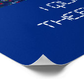 Poster - I Quilt ... Star Pattern (Coin)