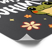 Poster I Refuse To Lose My Whimsy – Cute Frog Quote Funny (Coin)