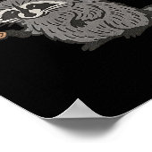 Poster I Require Snacks Raccoon Shirt Men Women Funny Rac (Coin)