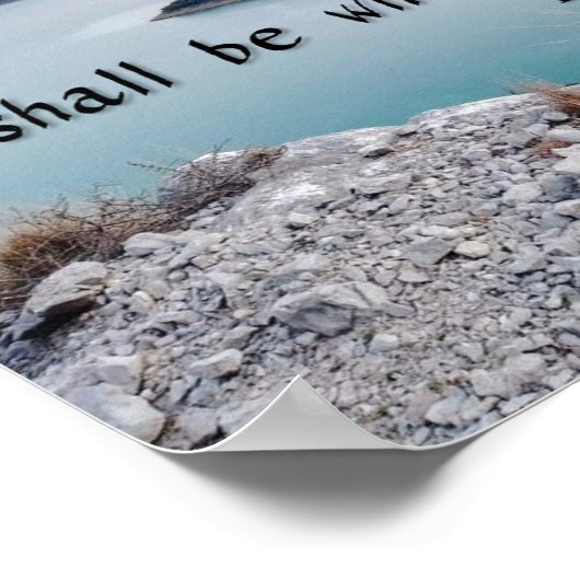 Poster I Shall Be Whole - Bible Verse Art (Coin)