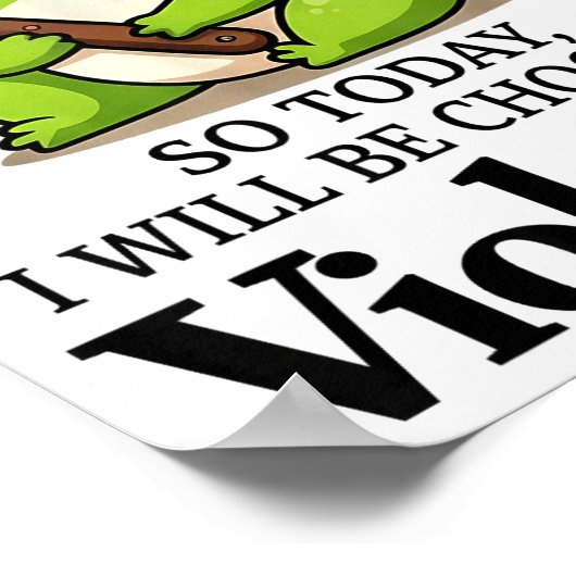 Poster I Slept Like Funny Frog Choosing Violence Tee (Coin)