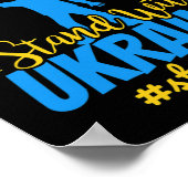 Poster I Stand With Ukraine Make Peace Stop War Support S (Coin)
