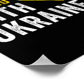 Poster I Stand With Ukraine Stop Putin Stop War Support U (Coin)