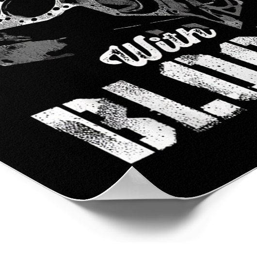 Poster I Still Play With Blocks Funny Car Engine Men Wome (Coin)