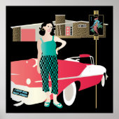 Poster I Stop for Mah Jongg Retro House (Devant)