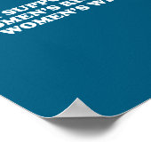 Poster I Suprt Women's Rights And Wrongs Funny Aesthetic  (Coin)