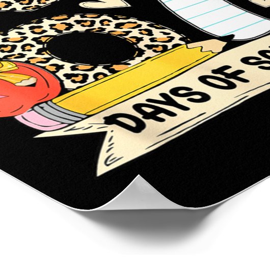 Poster I Survived 67 Days Of School Funny Leopard Student (Coin)