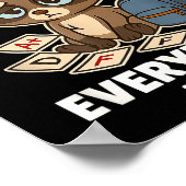 Poster I Survived 67 Days Of School Funny Raccoon (Coin)