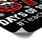 Poster I Survived 67 Days Of School Red Buffalo Plaid Tea (Coin)