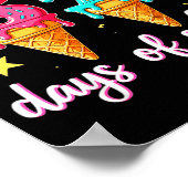 Poster I Survived 67th Days School Drip Ice Cream Funny 6 (Coin)