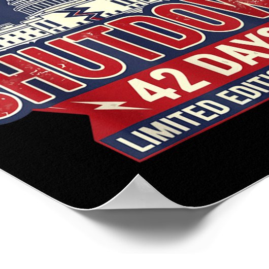 Poster I Survived The 2025 Shutdown Funny Litical Quote (Coin)