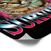 Poster I Survived Today's Funny Tummy Ache Survivor Cat M (Coin)