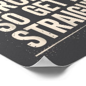 Poster I Talk In Circles So Get It Straight Funny Sarcast (Coin)