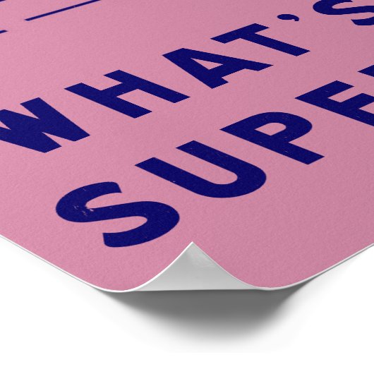 Poster I Teach Algebra / What's Your Superpower (Coin)