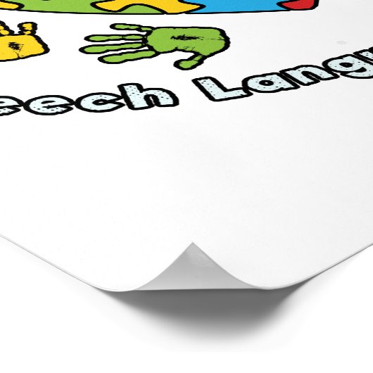 Poster I Teach Kids To Talk Back Speech Language (Coin)