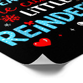 Poster I Teach The Cutest Little Reindeers Teacher Christ (Coin)