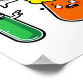 Poster I Think You're Overreacting Science Teacher Back T (Coin)