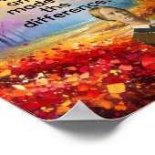 Poster I took the road less traveled,  (Coin)