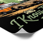 Poster I Tow Things And I Know Things Funny Hiking Father (Coin)