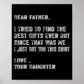 Poster I Tried To Find The Funny Father Fathers Day Mens (Devant)
