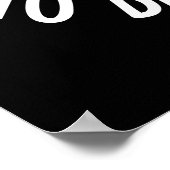 Poster I Ulna Veut Être Avec Vous Amusant Bone Pun Dark B (Coin)