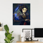 Poster I Vampiri : Bellissimo Letto Imprimer vampire goth (Bureau à domicile)