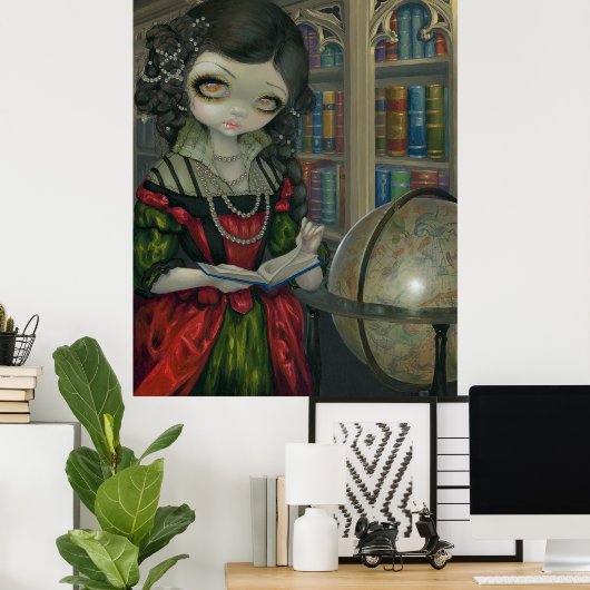 Poster I Vampiri La Libreria ART IMPRIMER art gothique va (Bureau à domicile)