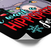 Poster I Want A Hippopotamus For Christmas Shirt Funny Ch (Coin)