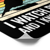 Poster I Watch Birds I Know Things Funny Birdwatcher Bird (Coin)