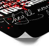 Poster I Watch Enough True Crime They'll Never Find You F (Coin)