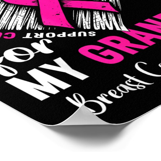 Poster I Wear Nk For My Grandma Breast Cancer Awareness S (Coin)