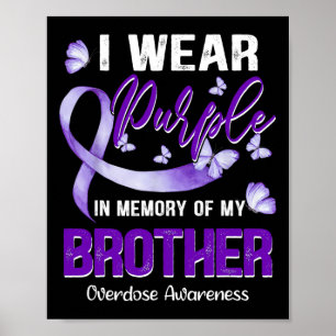 Poster I Wear Purple