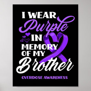 Poster I Wear Purple