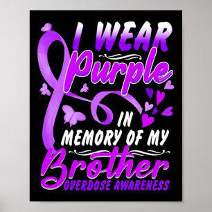 Poster I Wear Purple