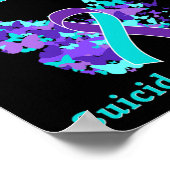 Poster I Wear Purple and Teal for My Uncle Suicide Preven (Coin)