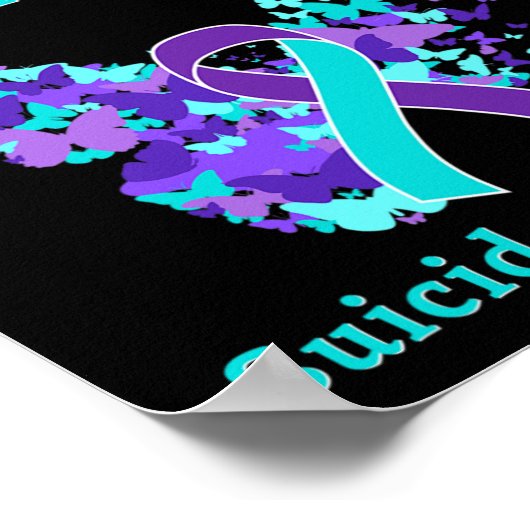 Poster I Wear Purple and Teal for My Uncle Suicide Preven (Coin)